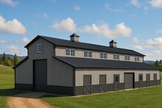 design pole barn house structural calculations and drawings