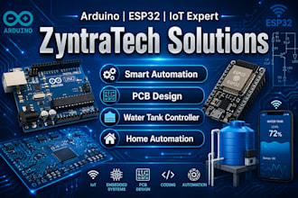 arduino project designer and smart automation projects