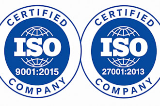 do iso 27001, 9001 isms compliance, risk assessment, internal audit and policies