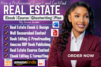 ghostwrite real estate ebook, finance ebook writer, lead magnet, ghostwriter