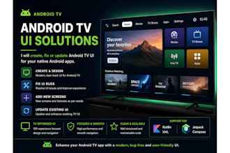 develop or modify android tv and google tv streaming apps