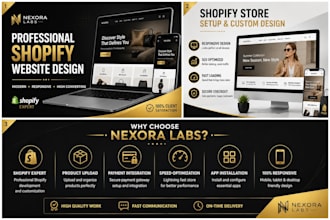 design a modern shopify store for your business