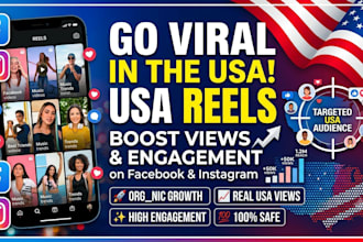 do USA facebook reels instagram reels promotion to boost USA reels views