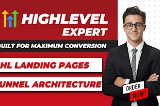 build gohighlevel sales funnel, ghl landing page, ghl website, ghl crm