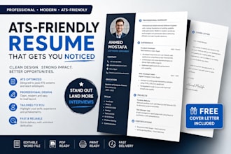 design a professional ats friendly resume