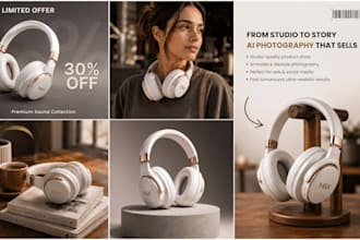 create ai product photography, amazon listing images, shopify product photos