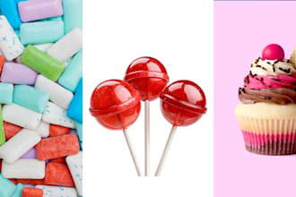 formulate gum, candy, ice cream, lollipops, snacks and food recipes