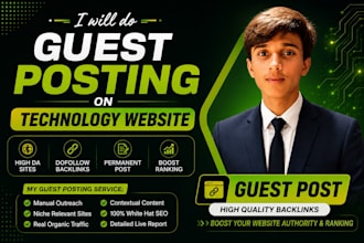 publish tech backlinks via tech guest post on high authority tech sites to rank