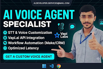 develop ai voice agent and workflow automation with vapi ai for your business