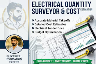 do quantity takeoff, material takeoff and estimation