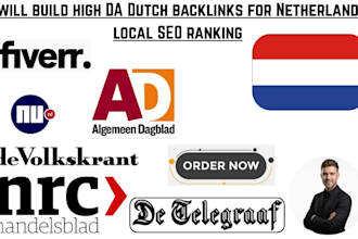 build high da dutch backlinks for netherlands local SEO ranking