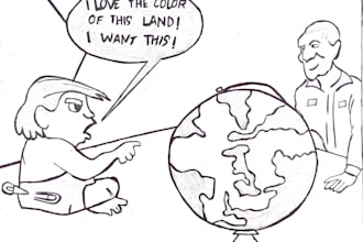 create professional editorial cartoons and illustrations