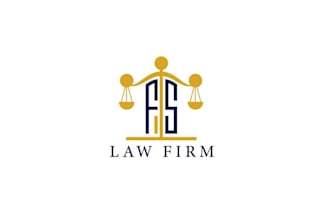 design legal, attorney logo with 17 hours