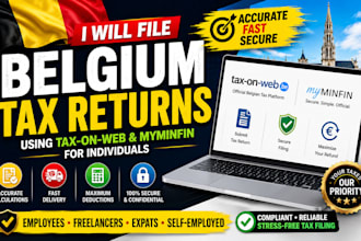 file belgium tax returns using tax on web and myminfin for individuals