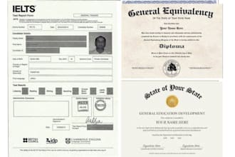 replicate any document, certificate, degree, ielts, school diploma, statement