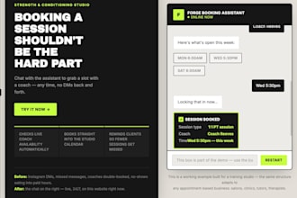 build an ai chatbot that books appointments for your business