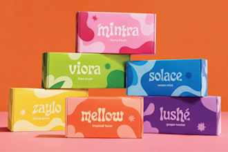 do custom packaging design and ai to print ready vector