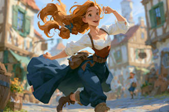 draw character illustration or concept art