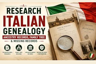research italian genealogy, ancestry records, family tree and missing records