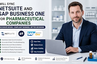 sync netsuite and sap business one for pharmaceutical companies
