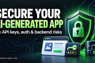 secure and fix vulnerabilities in your lovable, bolt, or replit app