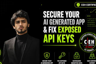 secure your ai generated app and fix exposed API keys ceh certified