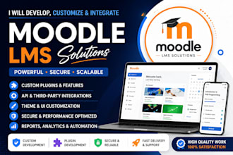 develop, customize and fix moodle lms plugins, themes and integrations
