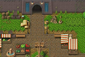pixel art tileset game art pixel background sprite sheet rpg tileset