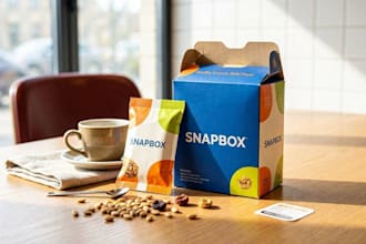 create modern and attractive product packaging design