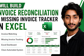 build an invoice reconciliation and missing invoice tracker in excel