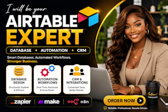 setup airtable expert airtable automation workflows softr n8n, airtable database