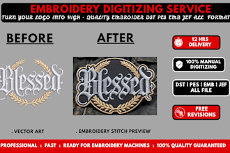 do 3d puff embroidery digitizing dst emb pes jef format