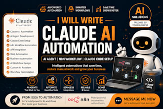 build claude ai automation, ai agent, n8n workflow and claude code setup