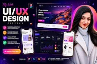 do website UI UX design, figma website design, UI UX design