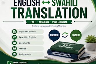 translate english to swahili and swahili to english
