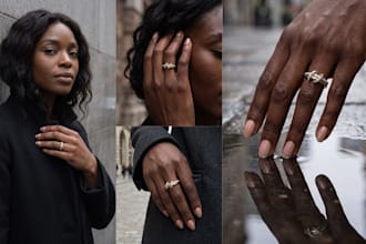 create ai luxury editorial jewelry images and campaign visuals