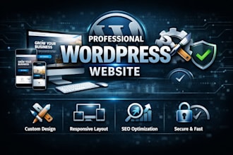 create a professional wordpress website for your business