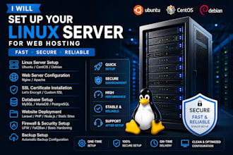setup linux server for your website