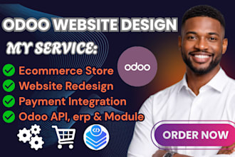 design odoo website, odoo ecommerce, odoo erp customization and module