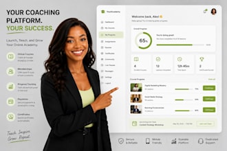 build an online coaching platform with memberships and courses
