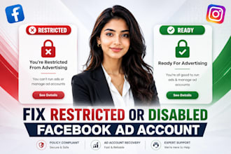 create and fix facebook business manager, ads account