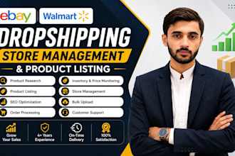 manage your walmart and ebay store professionally