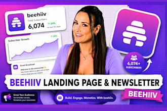 redesign beehive landing page setup beehiiv newsletter design beehiiv website