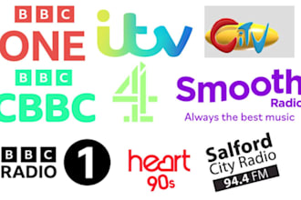 promote your music or business on UK radio stations and TV networks