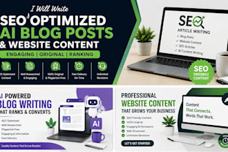 do SEO optimized ai blog posts