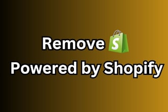 remove powered by shopify from shopify website footer