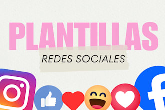 plantillas para post de redes sociales