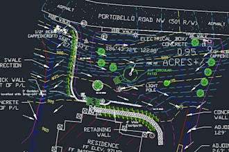 develop site grading and drainage plans using civil 3d