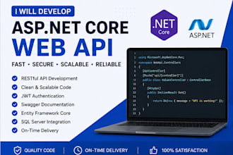 develop aspdotnet core web API