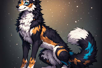 draw furry illustration, fursona, furry pfp, furry art